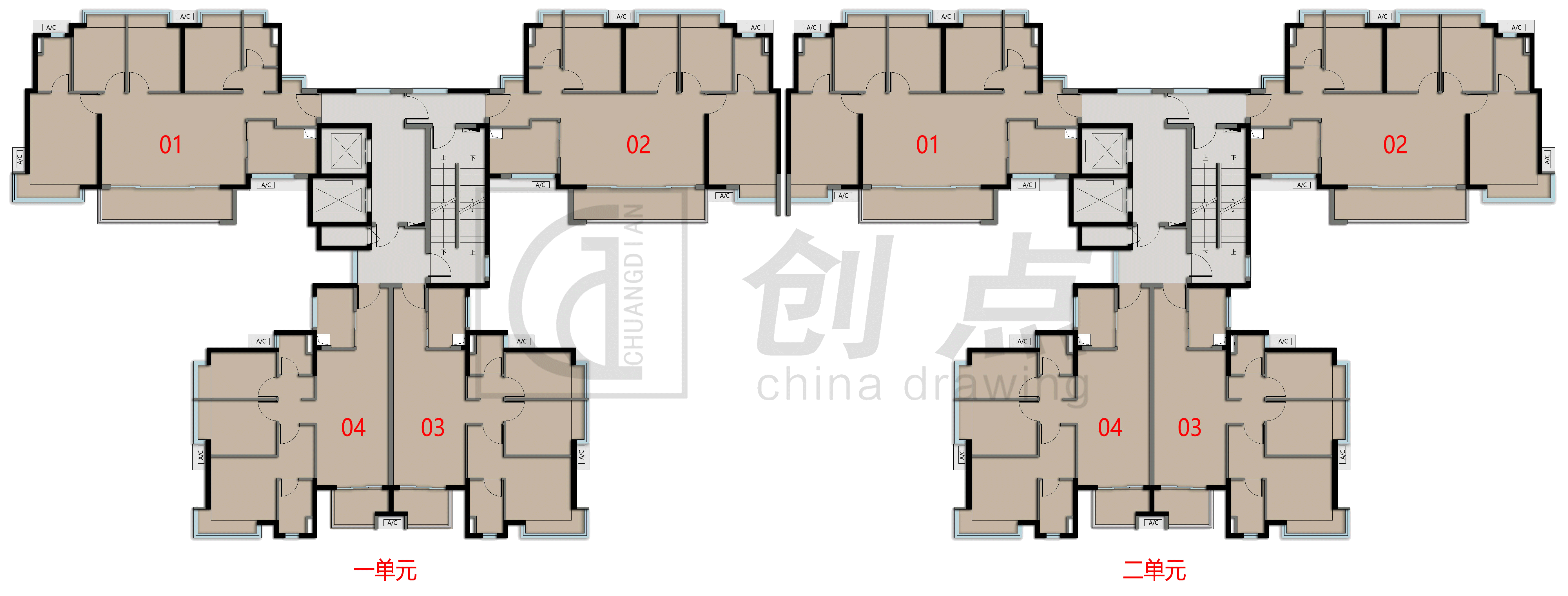 平面填色图