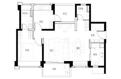 CAD户型图