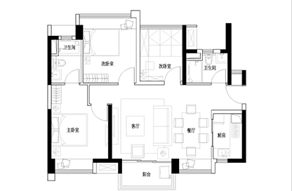 CAD户型图